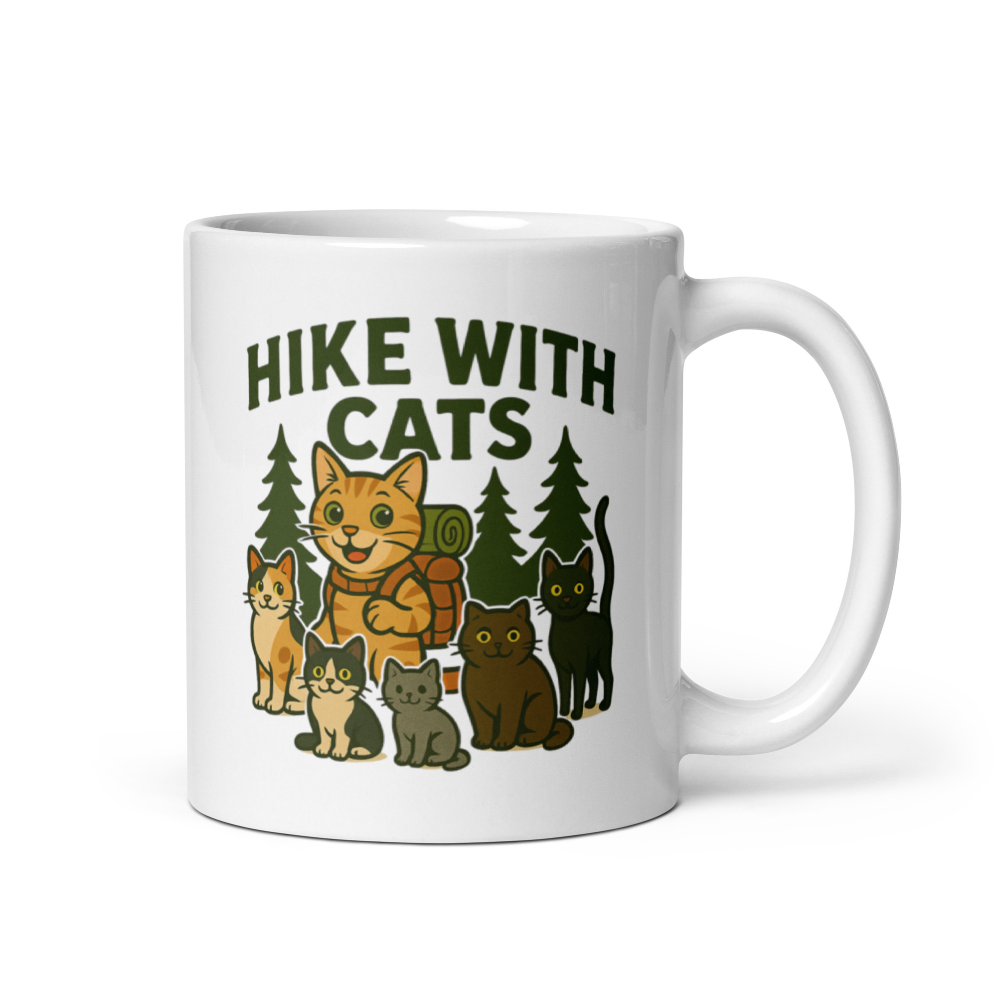 Hike With Cats Mug