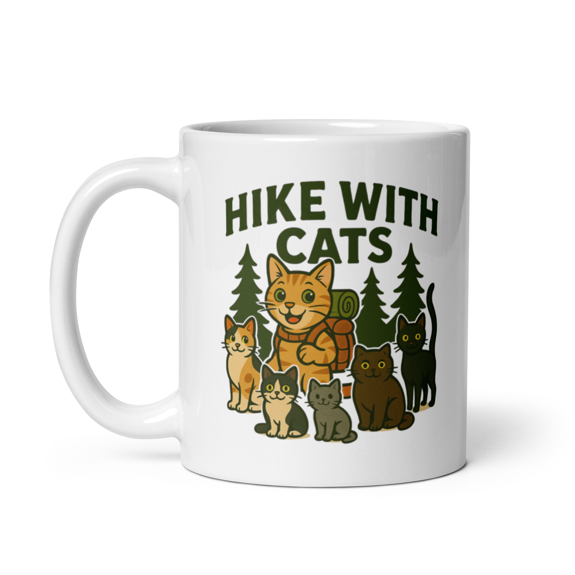 Hike With Cats Mug - Image 8