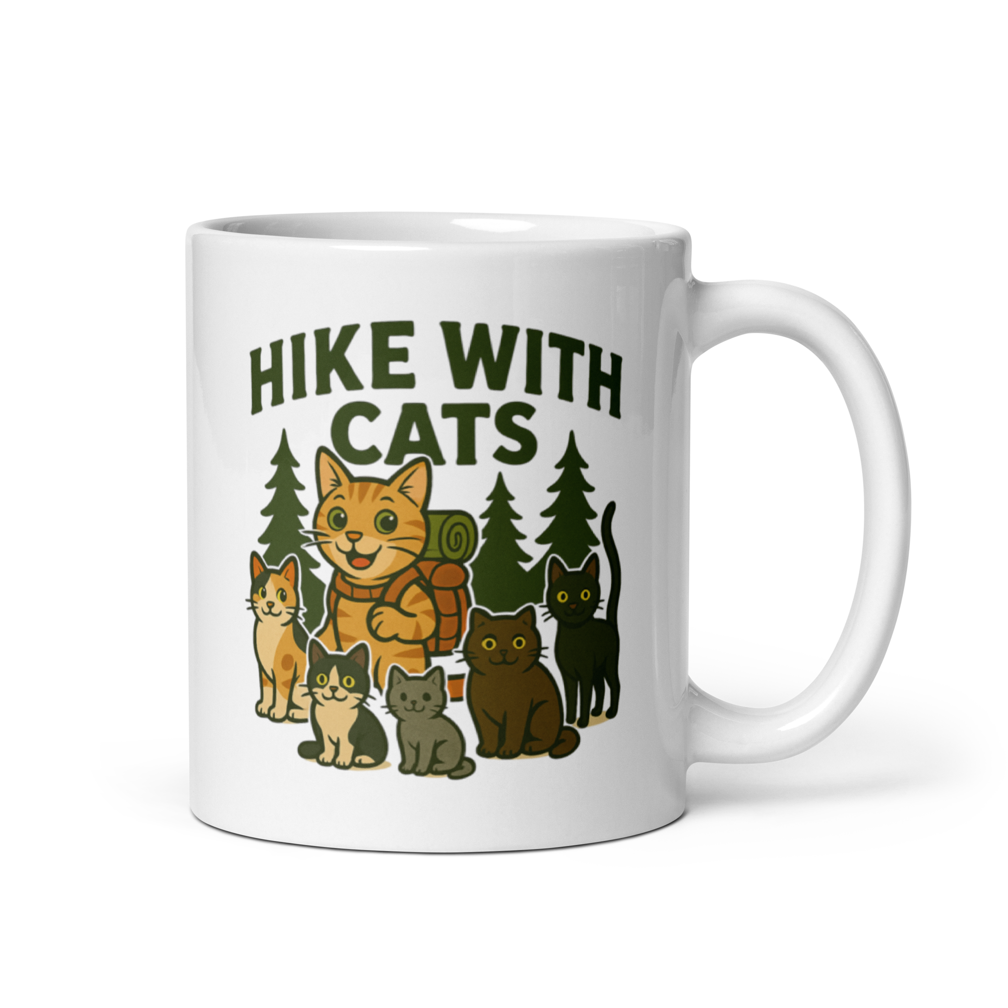 Hike With Cats Mug - Image 7