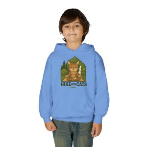 Cozy Zen Hike With Cats Youth Hoodie